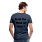 "Drink Fair" Schiffkorb Shirt (Männer) - navy